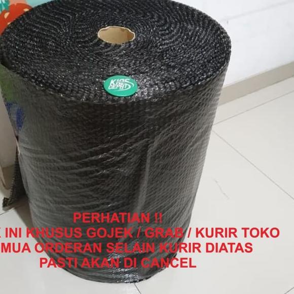 

[GO SEND] Bubble Wrap 50m x 60cm BLACK Harga Promo