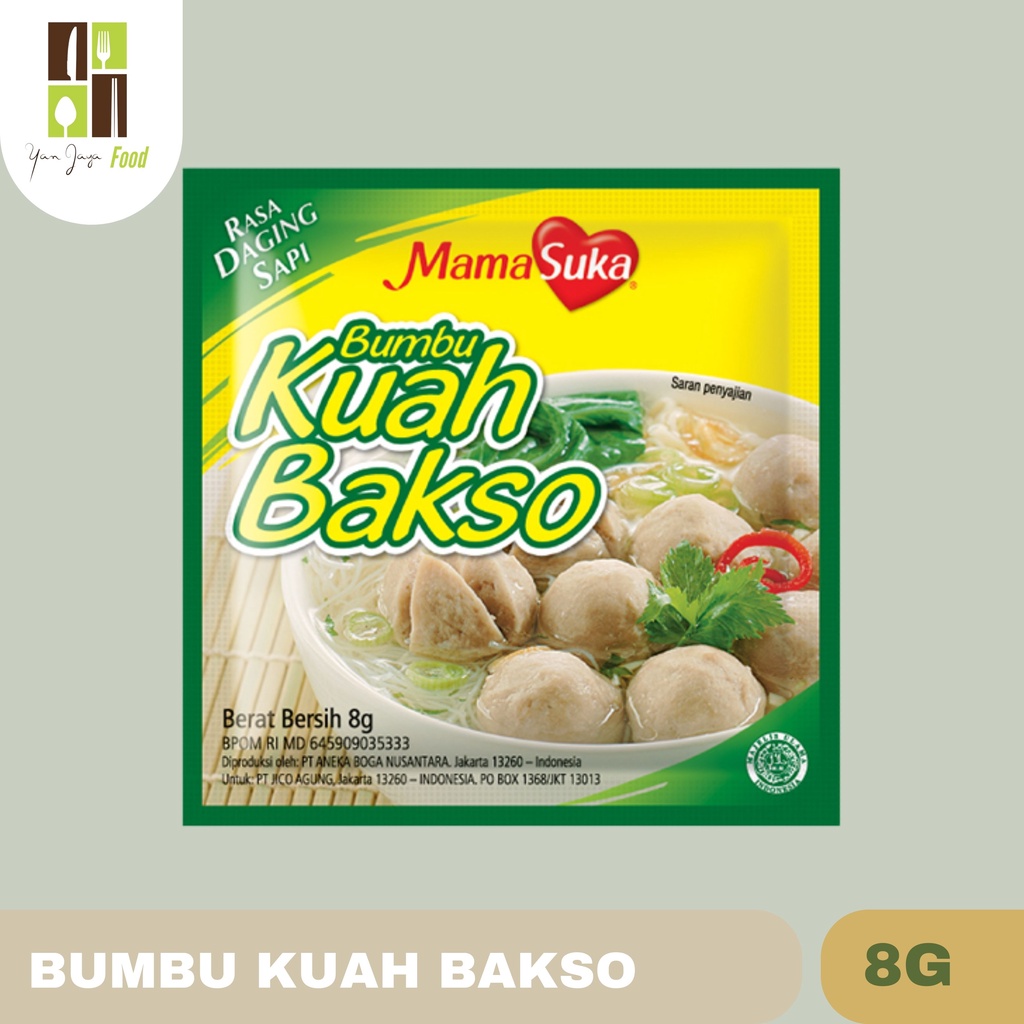 Jual Mamasuka Bumbu Kuah Bakso Instan [8g] 12 Pcs Shopee Indonesia