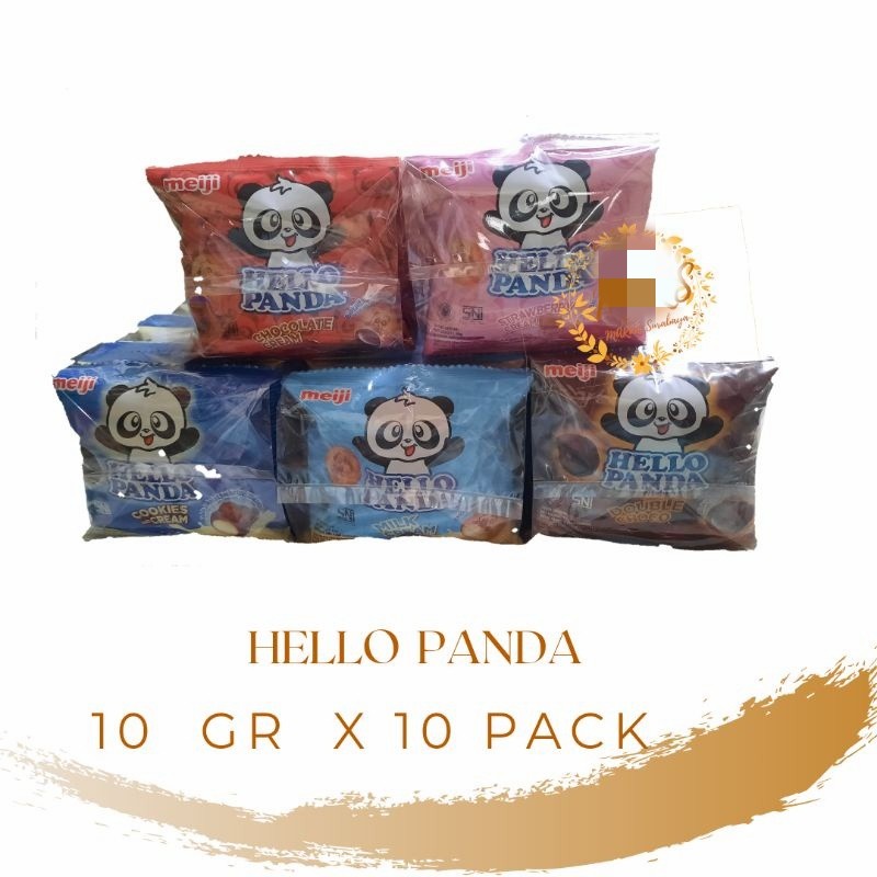 

Biskuit hello panda 10gram 1 Pack isi 10pcs