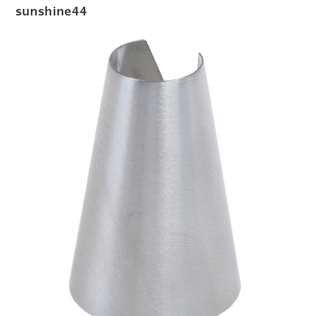 Sunshine 1PC Spuit Piping Icing Bentuk Bunga Bahan Stainless Steel Untuk Dekorasi Kue