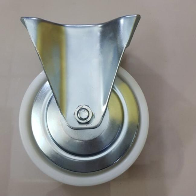 roda troli 6 inch nilon lurus / mati