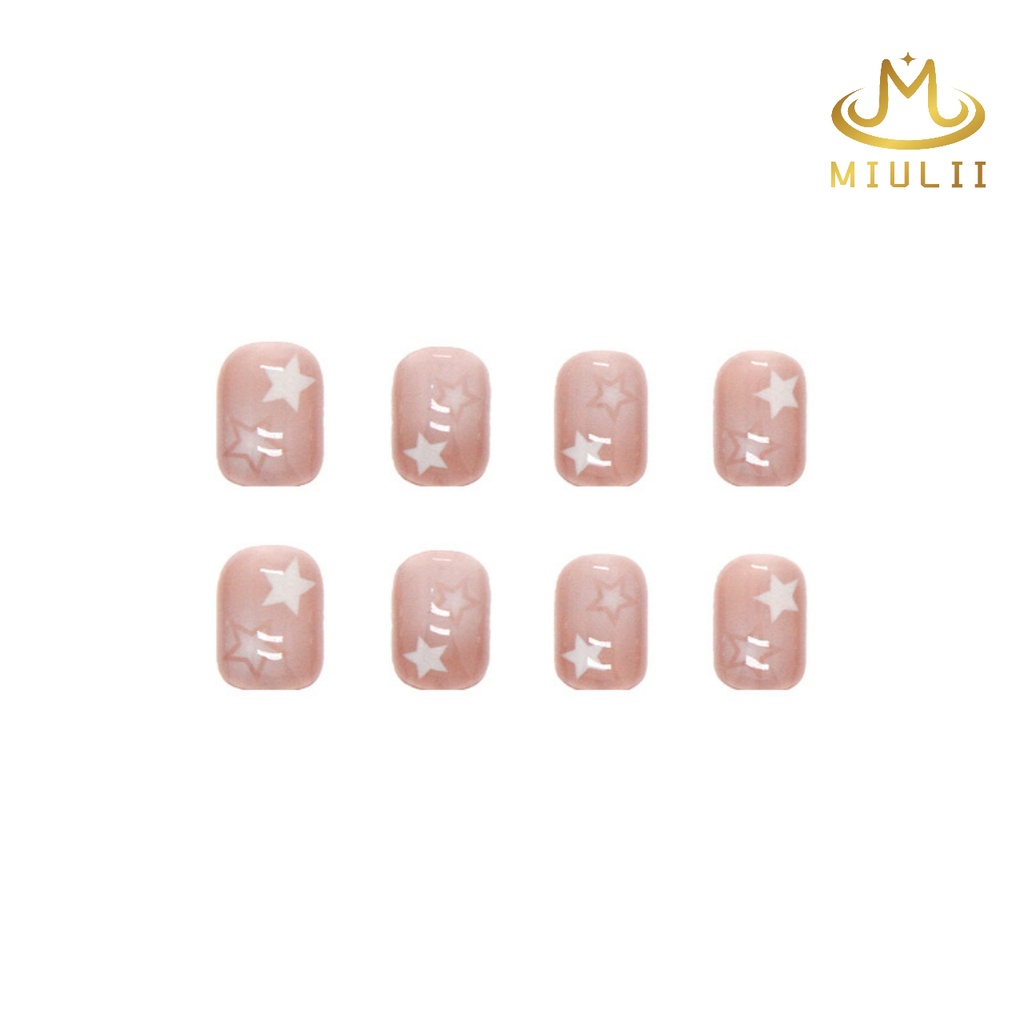 MIULII / KUKU PALSU   A0639  / 24PCS / 3D / NAIL ART / PREMIUM / CUTE / FREE LEM JELLY / KUTEK