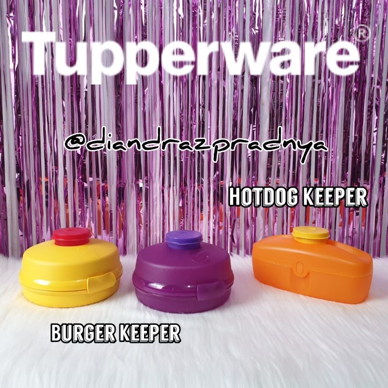 Burger Keeper Tupperware Hotdog Keeper