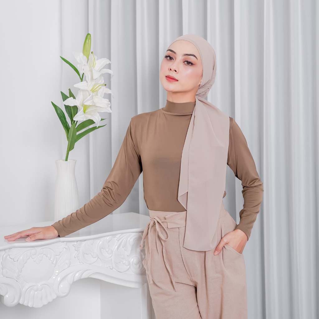 Manset Turtleneck ILLORI (Feyza) Size M L XL JUMBO | Manset Spandek Turtleneck Lengan Panjang | Manset Pria Wanita | WMD Fashion