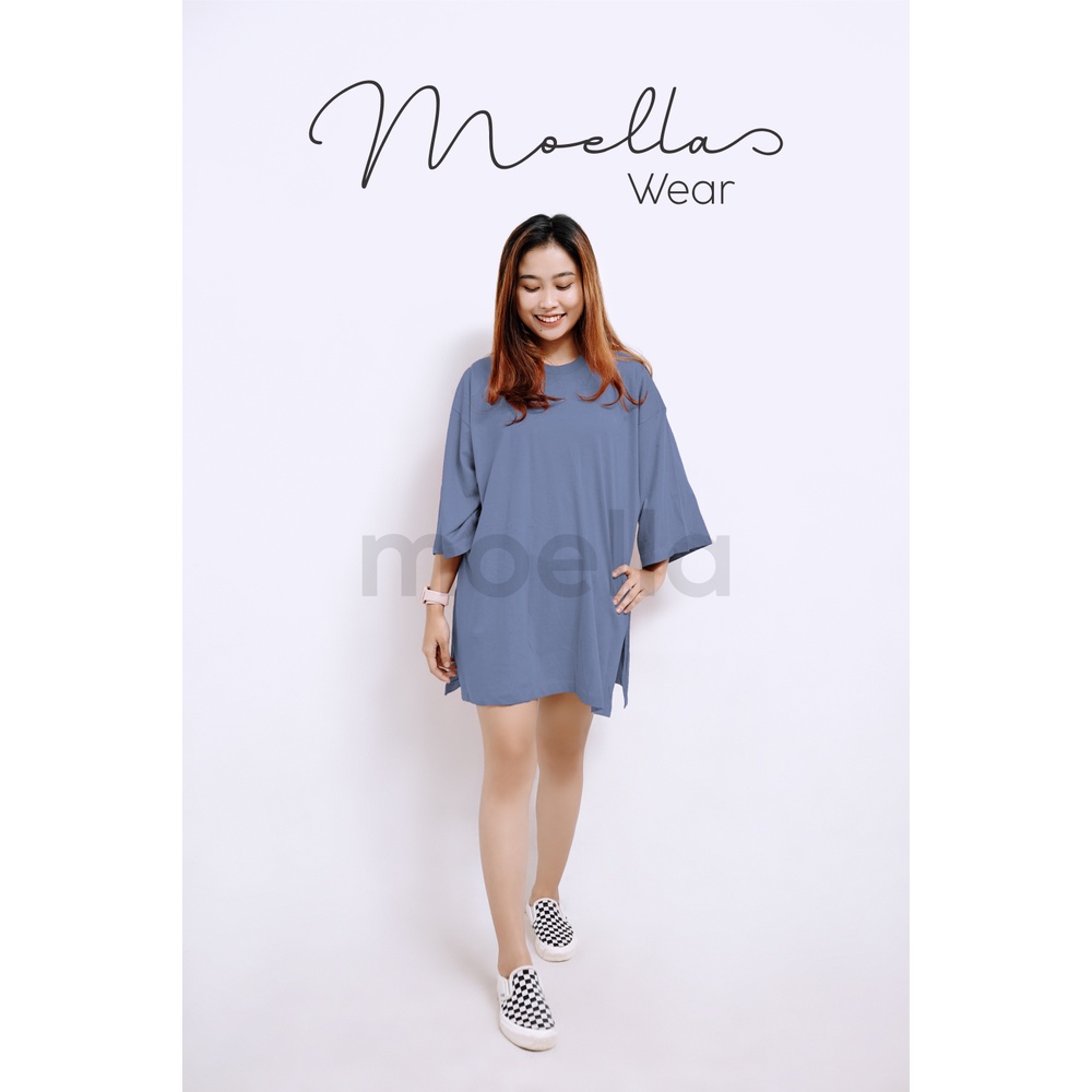 Kaos Polos Oversize Unisex Cotton Combed  - Cotton Candy Series - Moella Wear