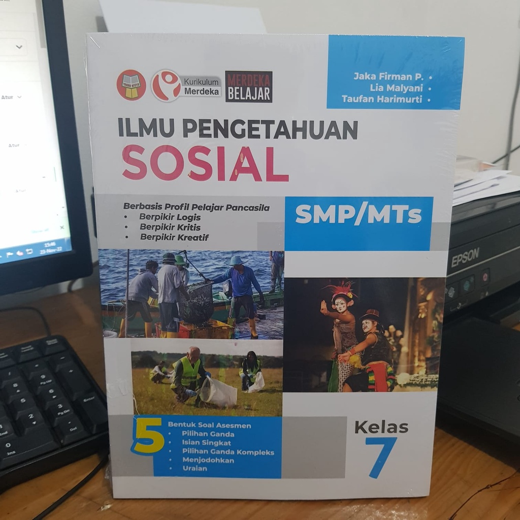 BUKU ILMU PENGETAHUAN SOSIAL SMP/MTs KELAS 7 (KUR. MERDEKA) - YRAMA WIDYA