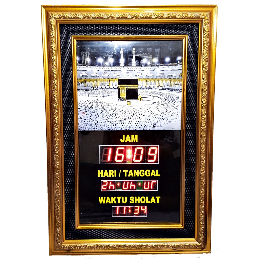Jual Jam Digital Sholat Jadwal Sholat Digital Otomatis Ada Suara Adzan