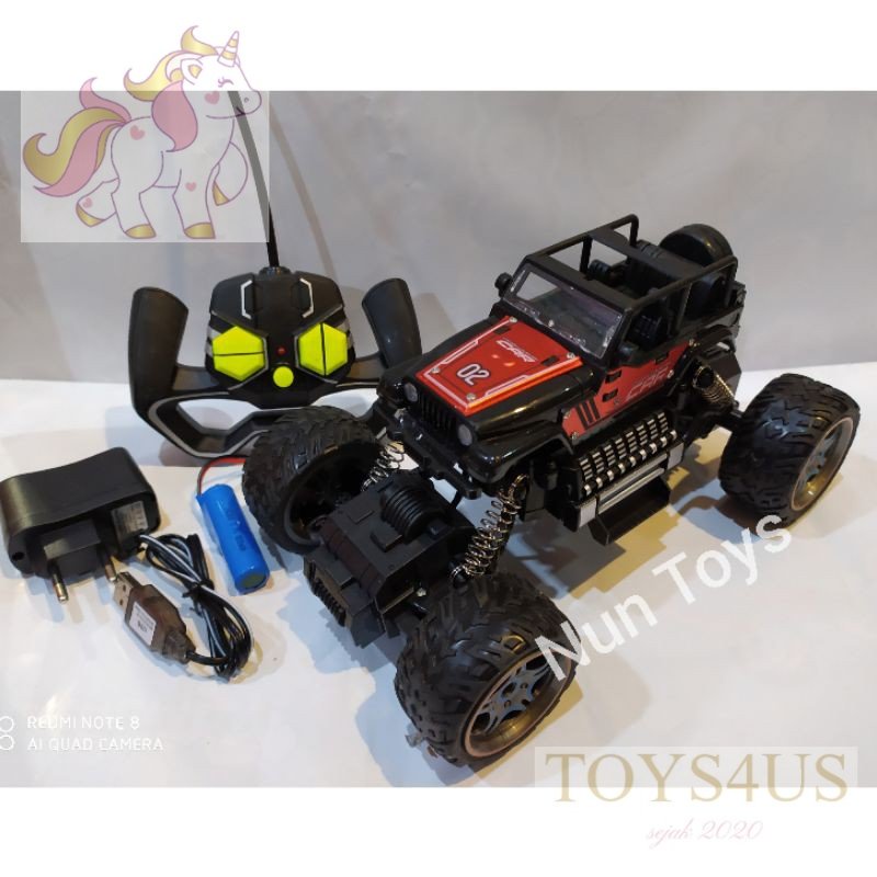 Toys4Us - Mainan Remote Control Mobil Jeep Wrangler Raptor Crawler