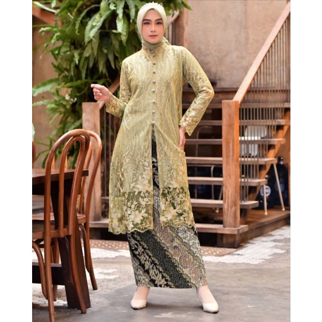 KEBAYA TUNIK TILLE KANCING SERIBU BUSUI FRENDLY TERBARU| KEBAYA KONDANGAN| KEBAYA| SET TUNIK BUSUI FRENDLY| SET KEBAYA PESTA| KEBAYA WISUDA| SET KEBAYA BRUKAT| STELAN TUNIK WANITA| KEBAYA FAVORITE