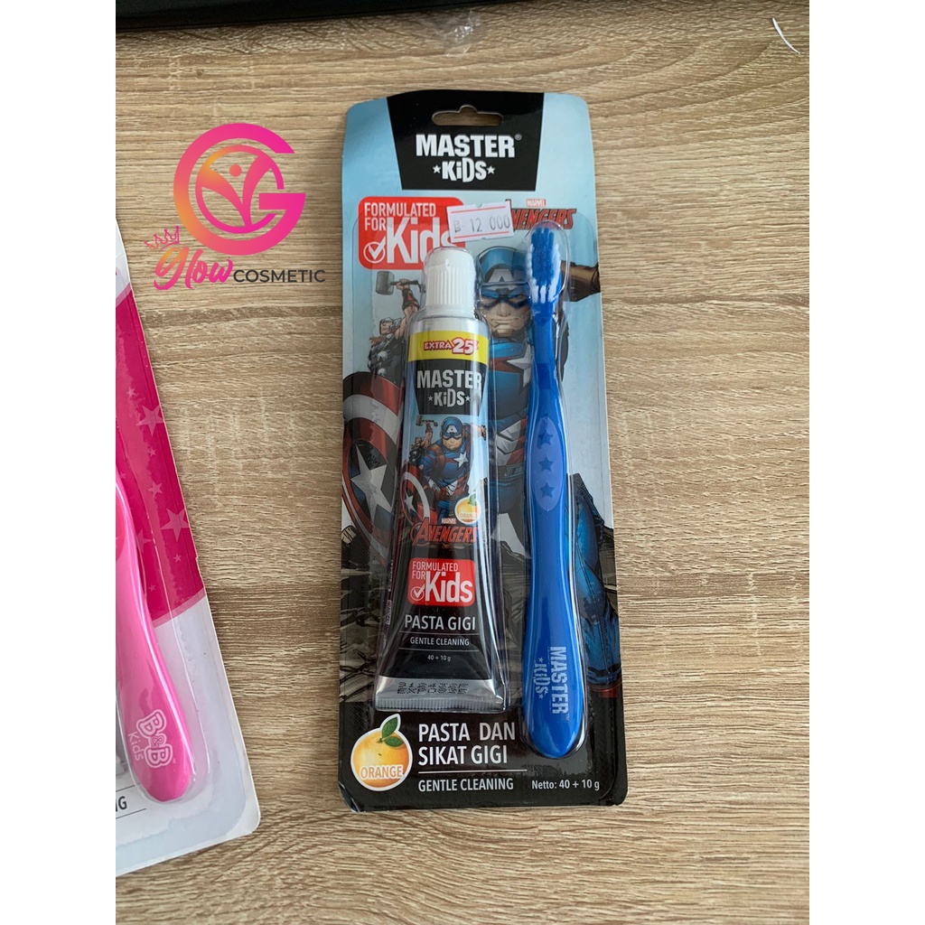 MASTER KIDS PASTA DAN SIKAT GIGI GENTLE CLEANING 40+10GR