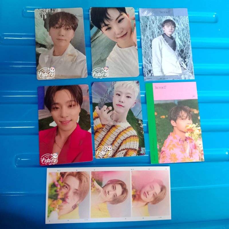 SEVENTEEN Sector17 Photocard Sticker Film Card Joshua Hoshi Jun Woozi Seungkwan Vernon Dino