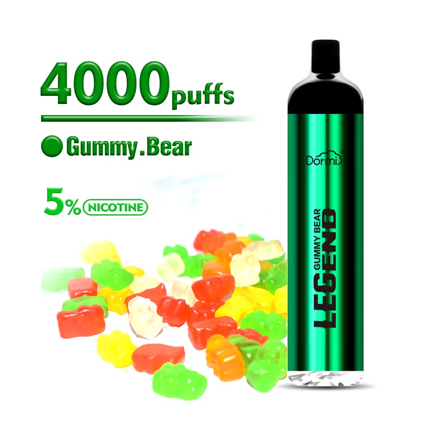 [DORMI Pro] 4000Puffs Vapoor sekali pakai(Disposable Pod) Gummy Bear flavour