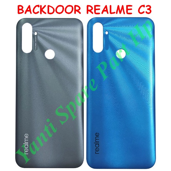 Backdoor Tutup Belakang Realme C3 Original New