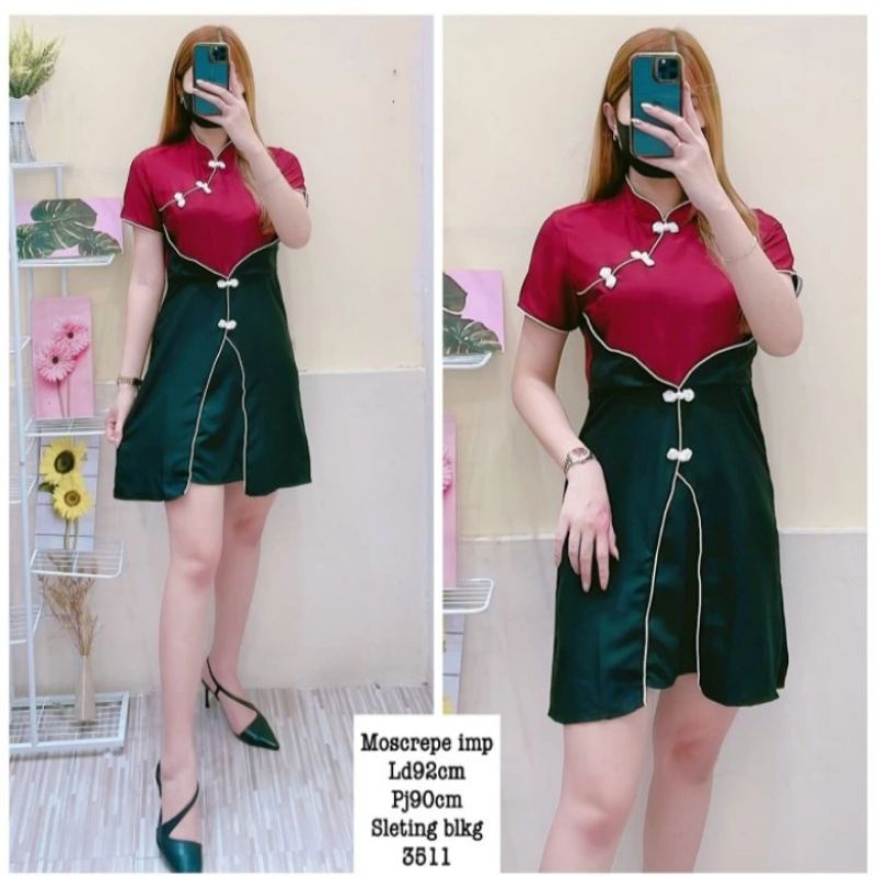 dress wanita shanghai