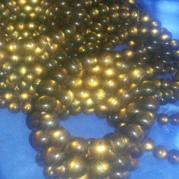 Gelang Tali Arus Serat Emas 12mm