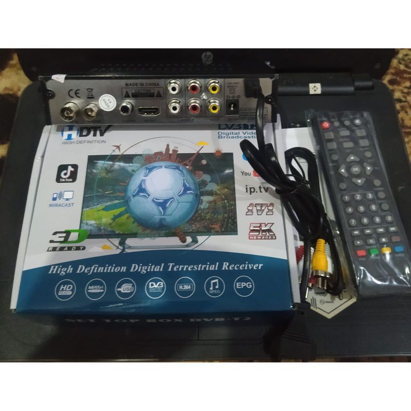 [COD] STB DVB T2 HDTV / SET TOP BOX HDTV DVB-T2 / PENERIMA SIARAN TV DIGITAL / BISA KE TV TABUNG