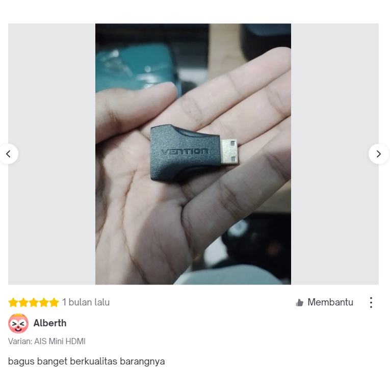 Vention Adapter HDMI Female to Micro Mini HDMI Male 4K