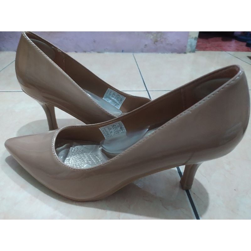 PAYLESS WOMEN- COMFORT PLUS HEEL 7CM JANINE, Hells Prediction, Payless, size 10 nude, Heels Stiletto