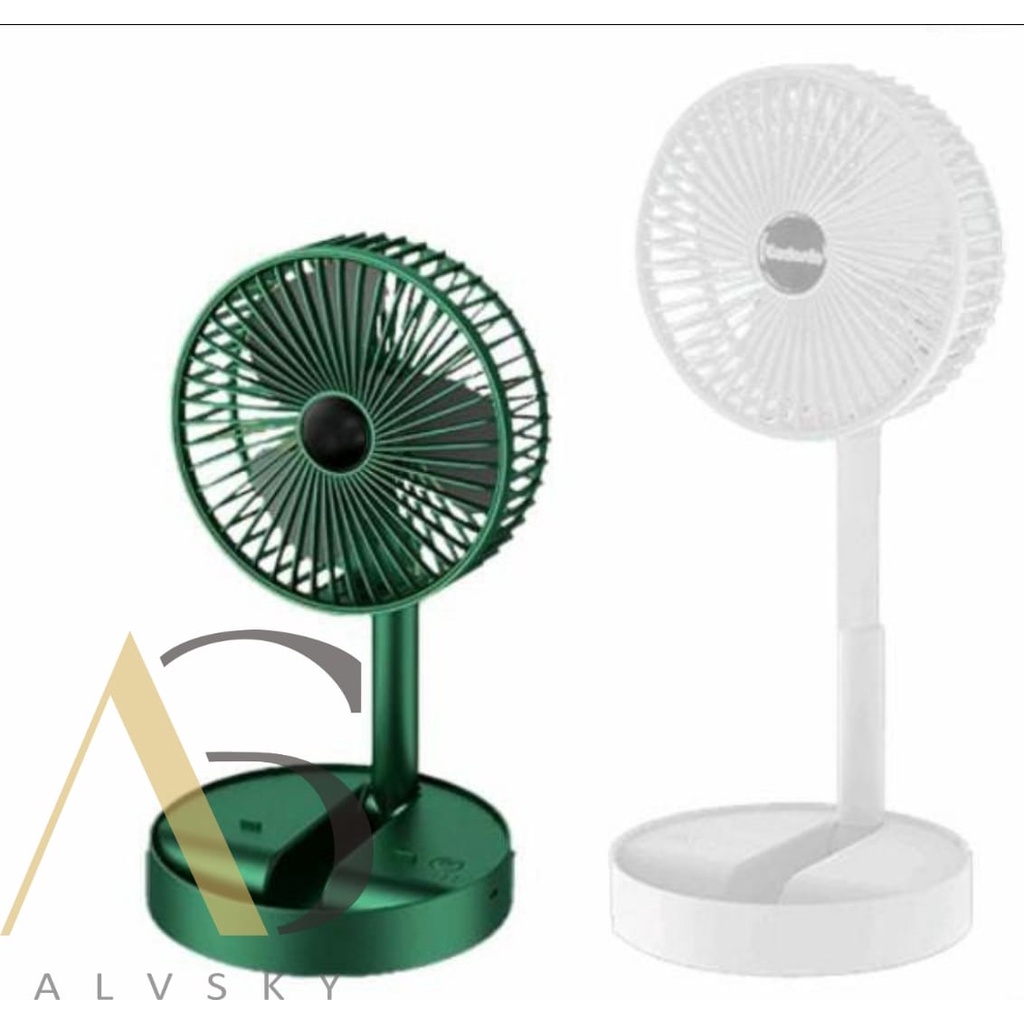 KIPAS ANGIN LIPAT / KIPAS MEJA / KIPAS ANGIN PORTABLE PUTAR 180 PORTABLE MINI FAN RECHARGE