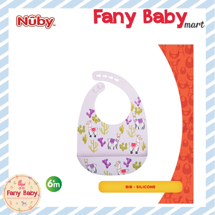 NUBY SILICONE BIB PRINT