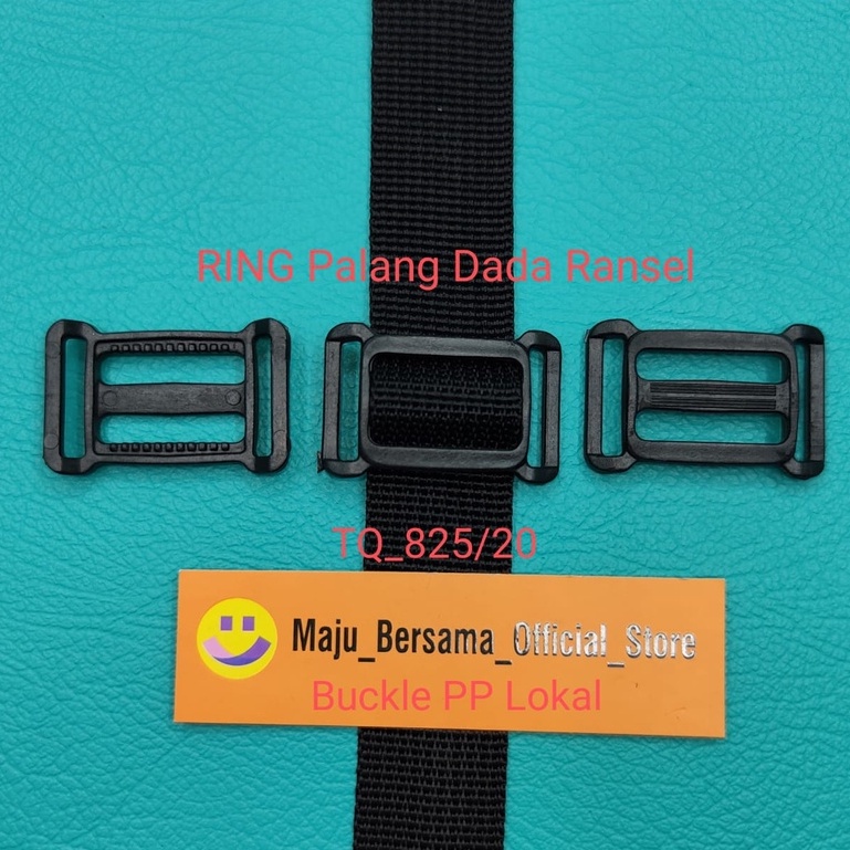 Buckle Plastik PP Lokal - RING Palang Dada Ransel ( TQ ) SK1