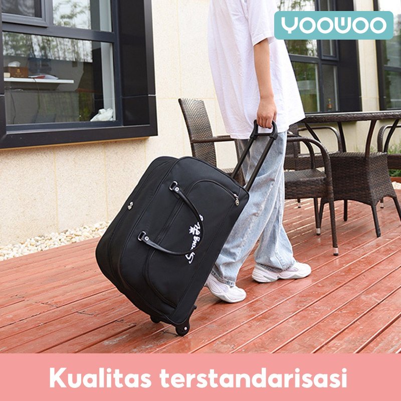 Yoowoo Tas Travel Trolley/Tas Penyimpanan Kapasitas Besar/Tas Perjalanan/Tas Travelling