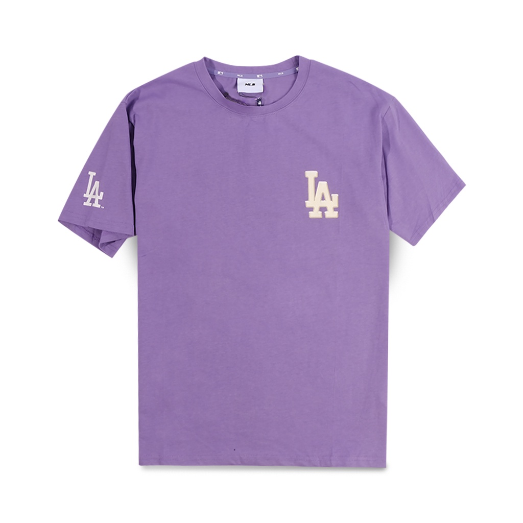 M7B Like NY Yankees Back Text T-Shirt Purple