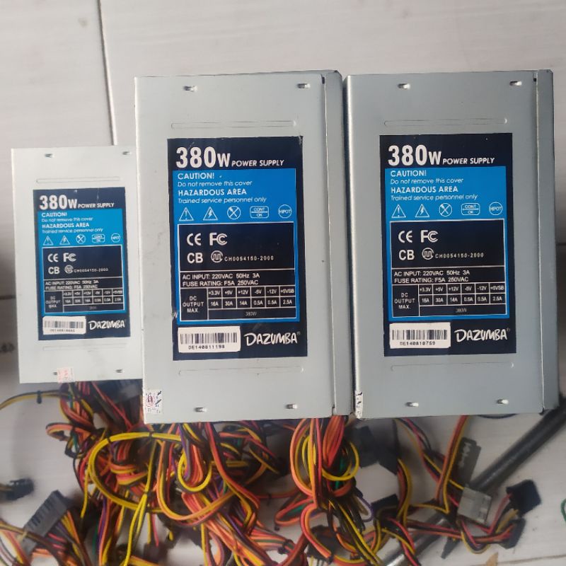 power supply psu pc komputer buildup dazumba 24 pin sata