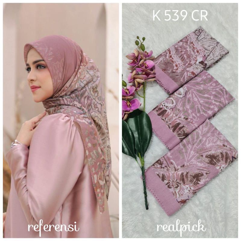 Hijab Segi Empat Voal LC Berbagai Motif Original NN & Kayla Scarf