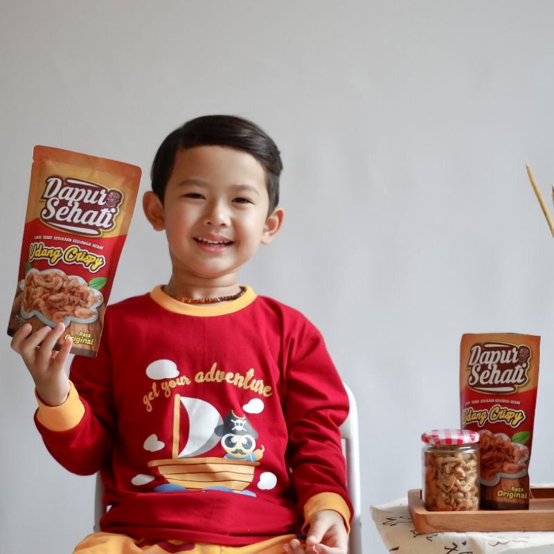 Udang Crispy Dapur Sehati Non MSG Home Made Tanpa Pengawet (80gr)