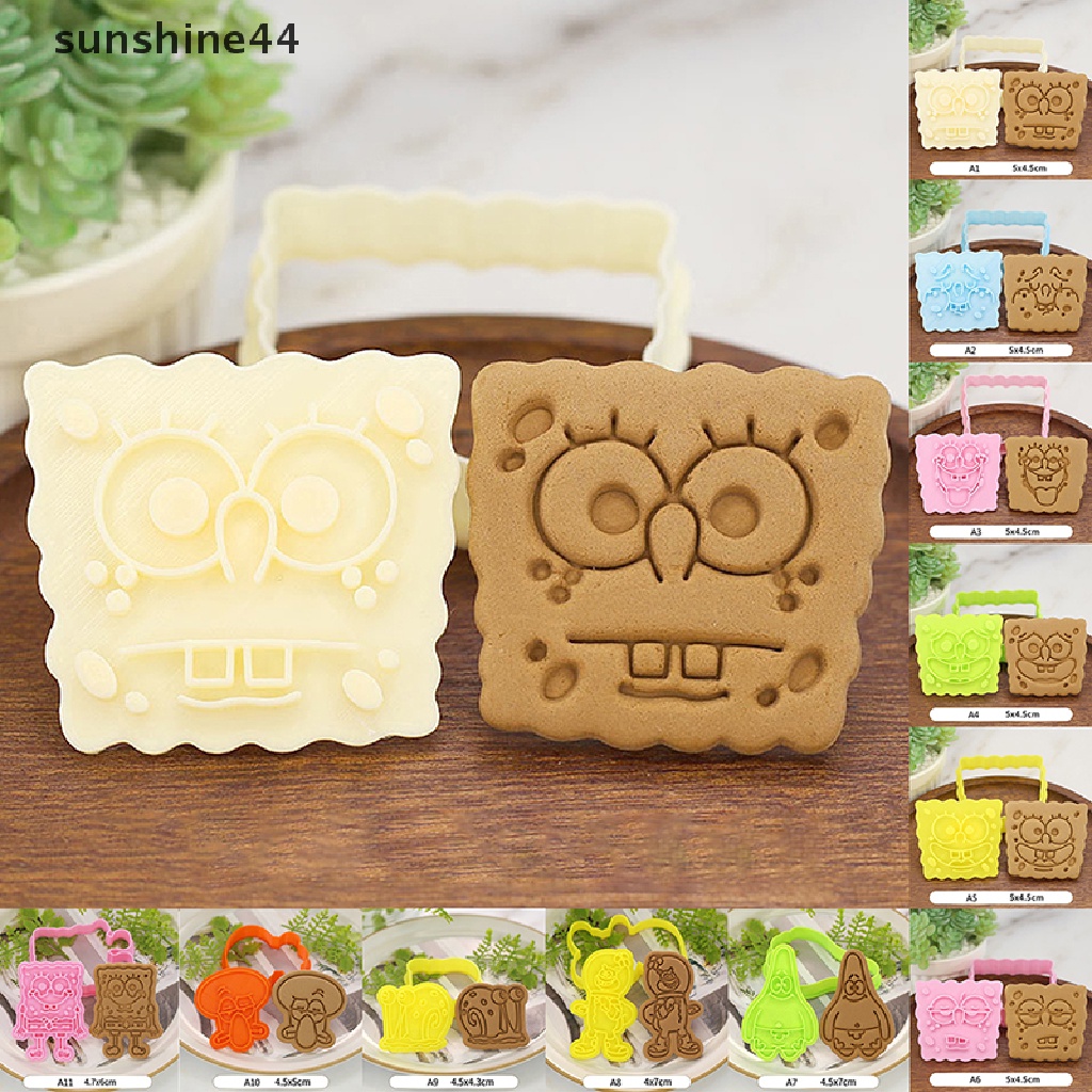 Sunshine Cetakan Pemotong Adonan Kue Cookie Bentuk Kartun 3D Lucu DIY