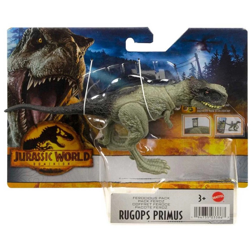 Jurassic World Dominion Ferocious Pack Rugops Primus