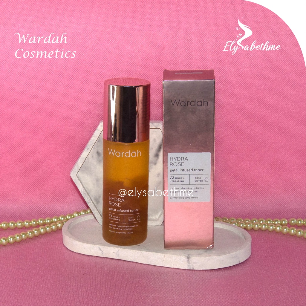 ✿ELYSABETHME✿ 🅆 🄰 🅁 🄳 🄰 🄷 Wardah Hydrarose Series | Day gel Night gel Facial foam toner serum stater kit dengan ekstrak mawar