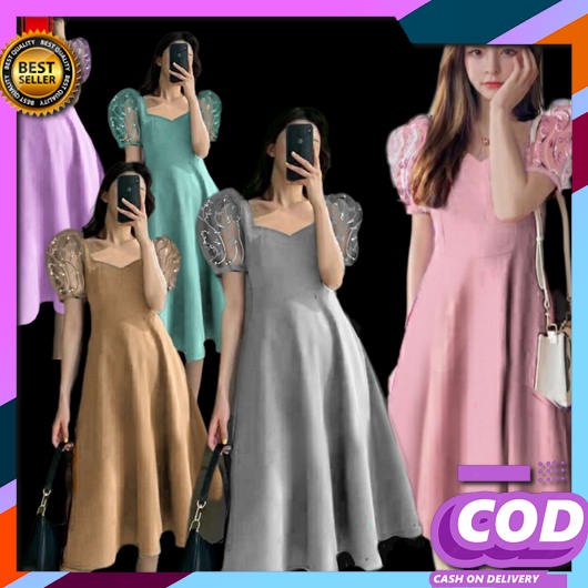 Baju Dress Wanita Pesta Natal Wanita Dewasa Trend Kondangan Jumbo Kekinian Mewah Murah Modern Terbar