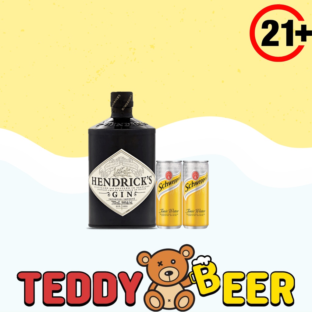 Hendricks Gin Bundling Schweppes Tonic Water [700ml]