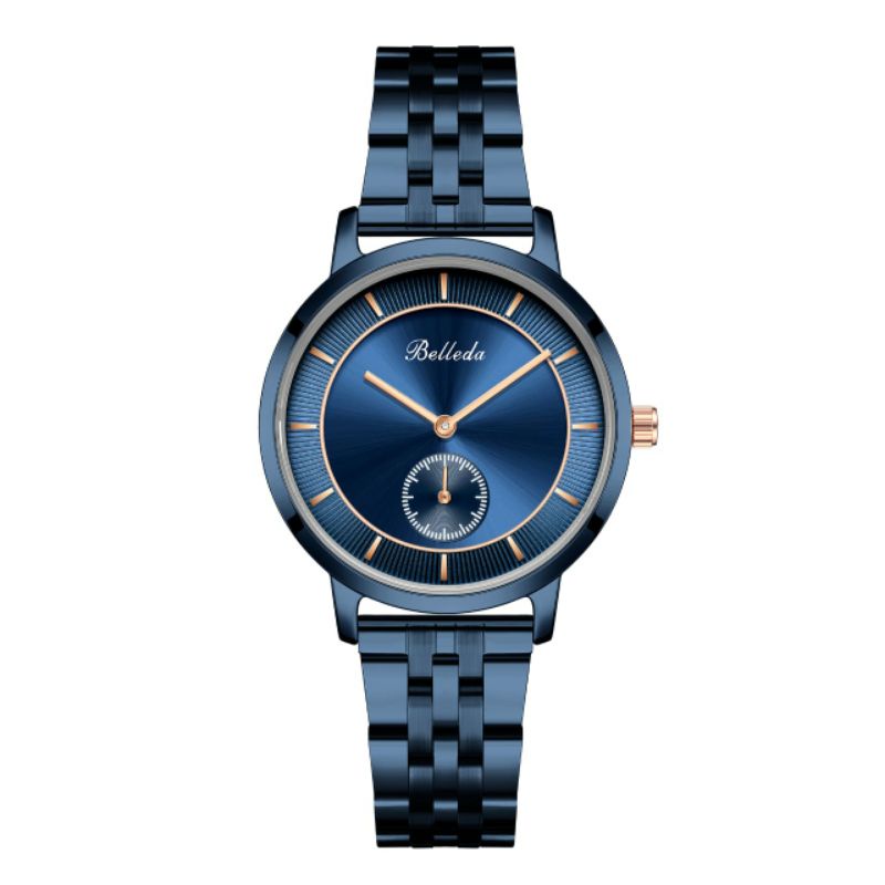 Belleda Wanita Stainliss Chronograph Aktif Original Bisa COD