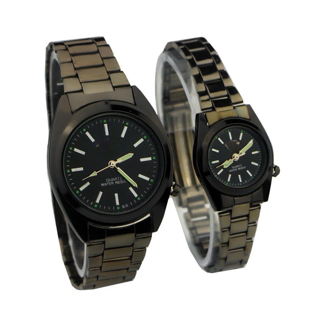 [DGS] JAM TANGAN COUPLE FREE BATERAI MURAH RANTAI ANALOG CASUAL PERMIUM IMPORT GROSIR PRIA WANITA ✅COD ANAK