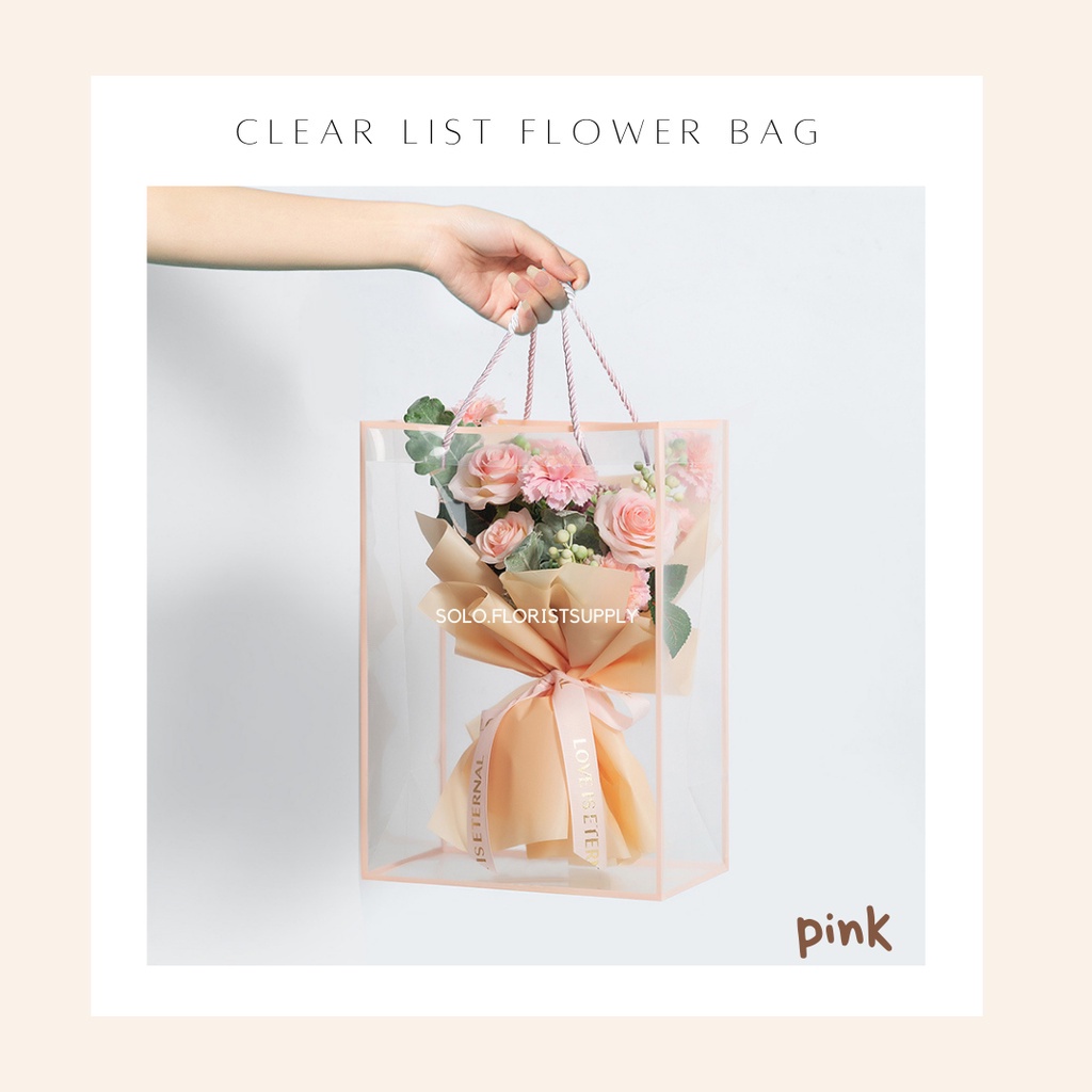 

READY CLEAR LIST COLOR FLOWER BAG TRANSPARAN BAG BENING TAS BUNGA Creative Square Window Bag For Flower Gift / Simple Portable Kraft Paper Gift Bag PAPER BAG OPP TRANSPARENT UNTUK BUKET BUNGA BUNGA SABTUN BUKET BUNGA KERING HANFBOUQUET HAMPERS TERLARIS