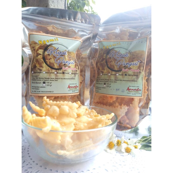 

kripik pangsit aneka varian rasa netto 150 gr