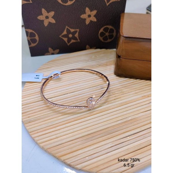 gelang fashion italy emas 750%/17/18k