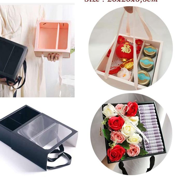 

Miliki ! Flower Box Square - Kotak Kado Lipat - Kotak Kerajinan Bunga GB002 !!