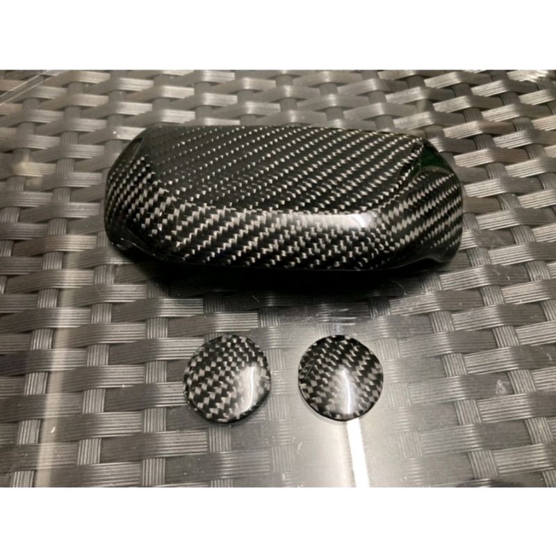 paket cover handle kaca belakang honda brio carbon fiber carbon kevlar