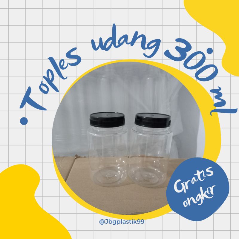 Toples udang 300 ml // toples jar // toples bumbu