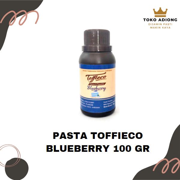 

Toffieco blueberry pasta / pewarna / perasa