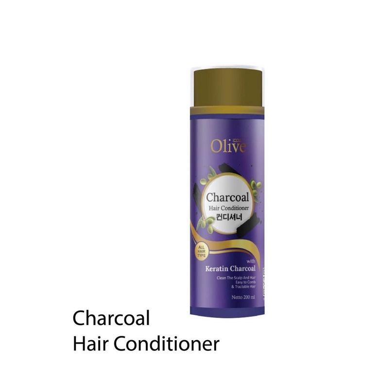 CO.E OLIVE CHARCOAL HAIR SHAMPOO - CONDITIONER - 200ML - CONDITONER