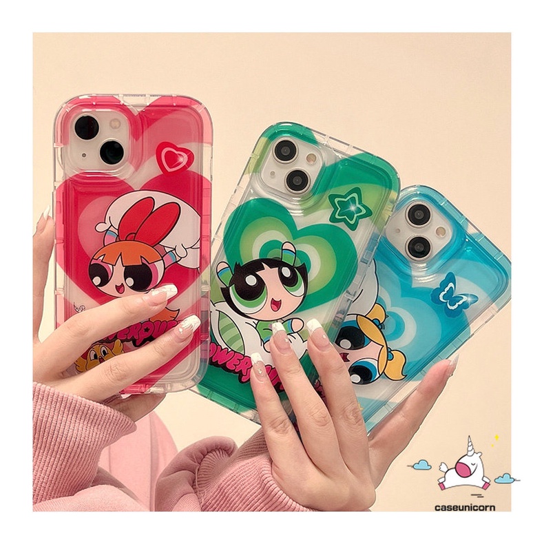 Soft Case TPU Transparan Motif Kartun Girls Untuk iPhone 11 14 13 12 Pro MAX XR 7plus 7 8 6 6S Plus X XS MAX