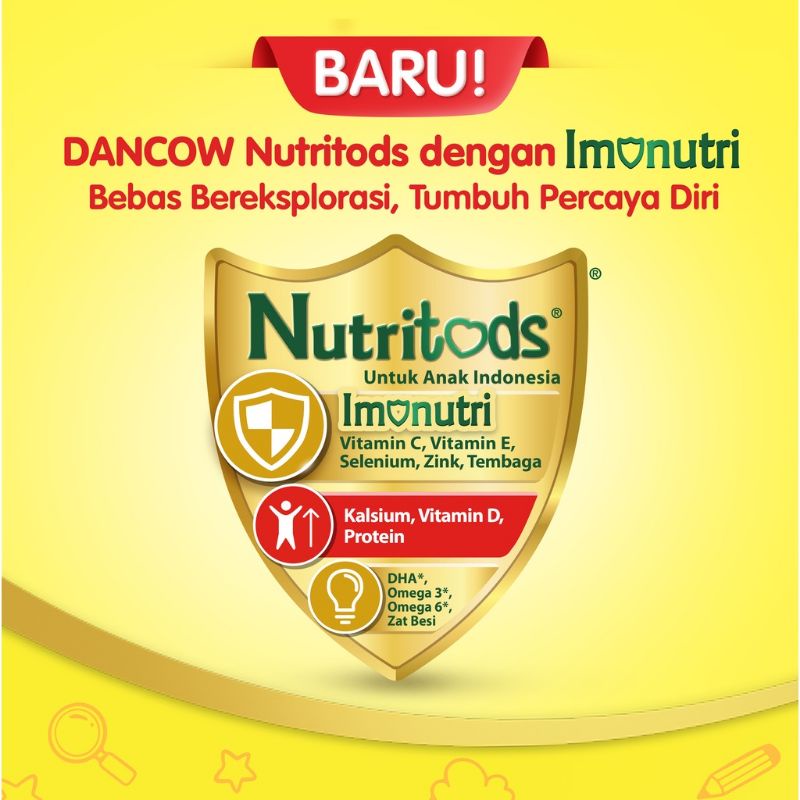 Nestle Dancow Nutritods 1kg 1+ (1-3Tahun) / 3+ (3-5Tahun) / 5+ Vanila Madu