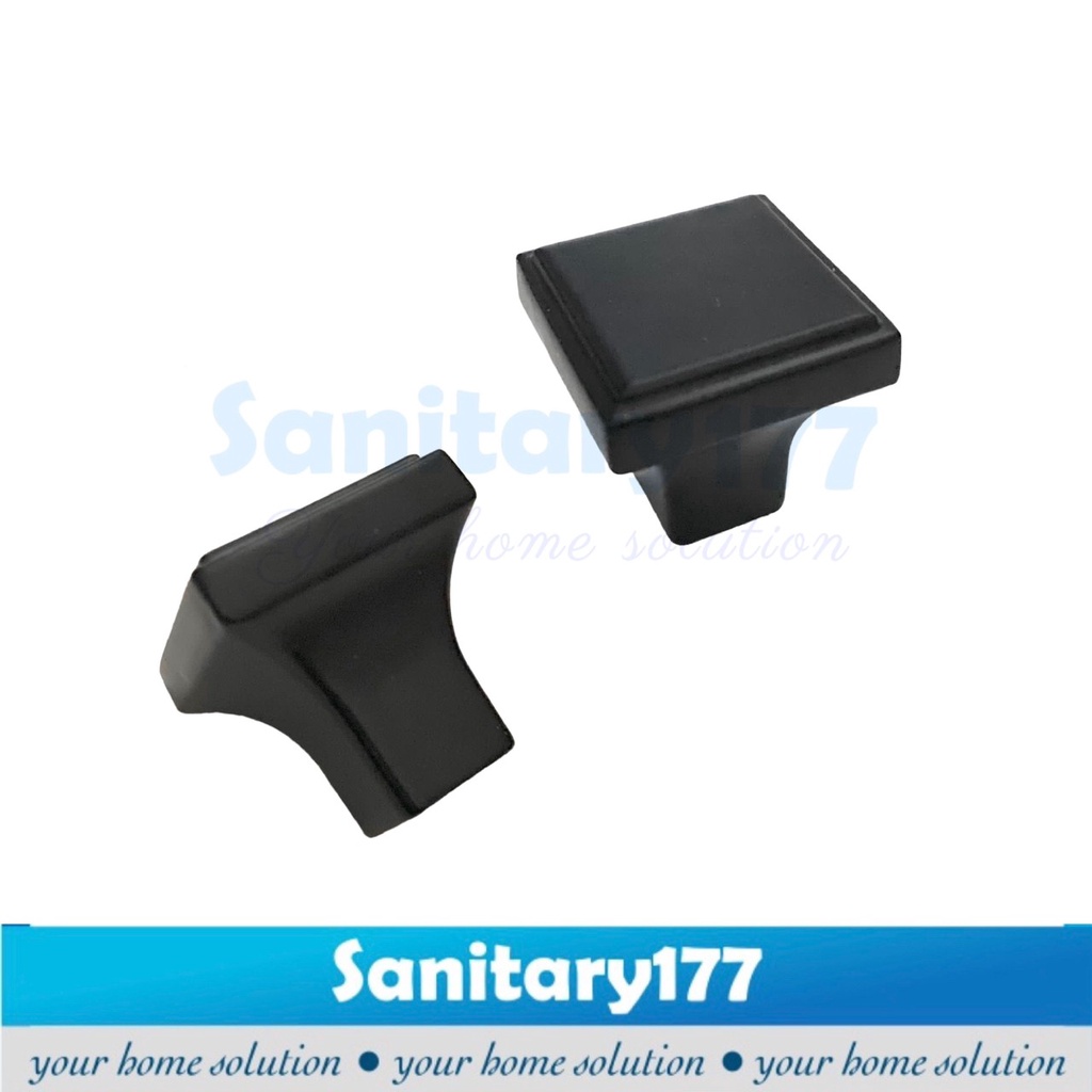 Tarikan Laci segiempat kotak 5275 - handle pegangan lemari pintu kitchen set furniture gagang knop knob murah antik rosegold hitam putih antique