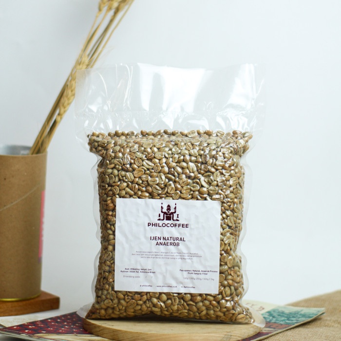 

TERLARIS Green Bean Arabika Ijen Natural Anaerob /KOPI RUBE/KOPI SLB/KOPI KAPAL API/KOPI RUBE