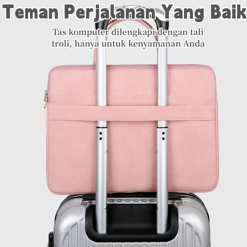 Tas Laptop/ Laptop Sleeve Unisex Selempang  Tas Laptop Jinjing Waterproof 173 Laptop Case 13 14 15 Pelindung Laptop COD